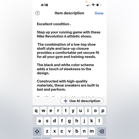 Nike Revolution 6 men’s 14 sneaker shoes black white DC 3728-003 - Picture 14 of 15